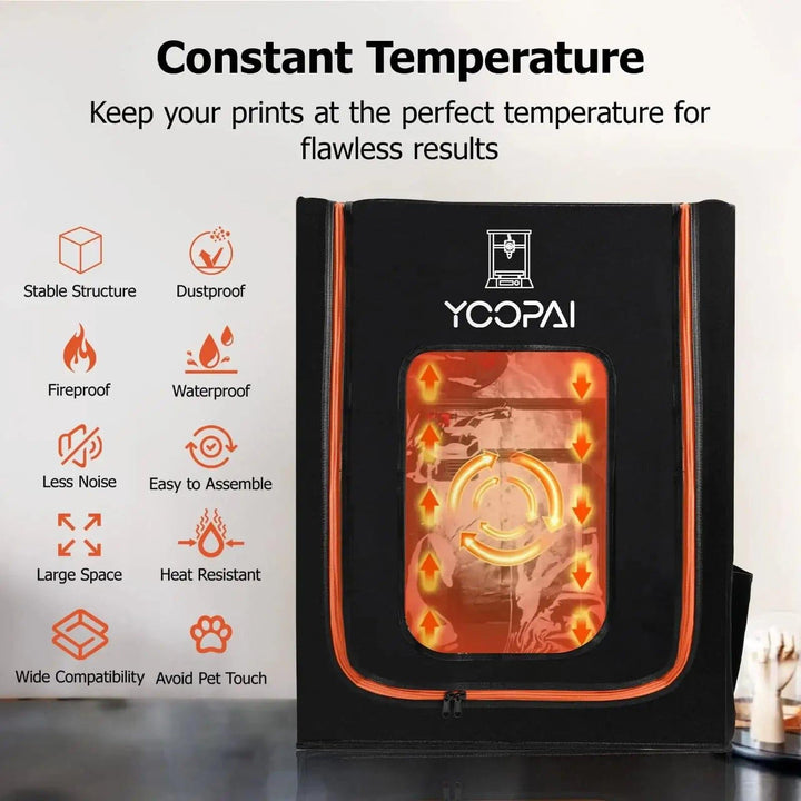 Yoopai 3D Printer Enclosure with LED Lighting 28.7×25.6×21.6"Features:

【Ship From Amazon FBA Warehouse】Same shipping service with Amazon. Enjoy reliable performance and fast shipping with the Amazon FBA Warehouse.


【EnhancedYoopai 3D Printer Enclosure3D Printer Accessories