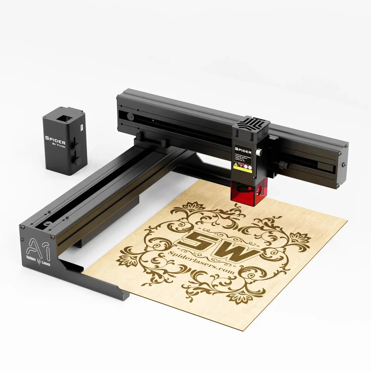 Tyvok Spider A1 Laser Engraver & Cutter 5W/10W
Compact and easy to place Foldable and requires no installation.
Product integration, no external cables Support 5W, 10W and 20W laser engraving.
Supports artist LiTyvok Spider A1 Laser Engraver & Cutter 5W/10WLaser Engraving and Cutting