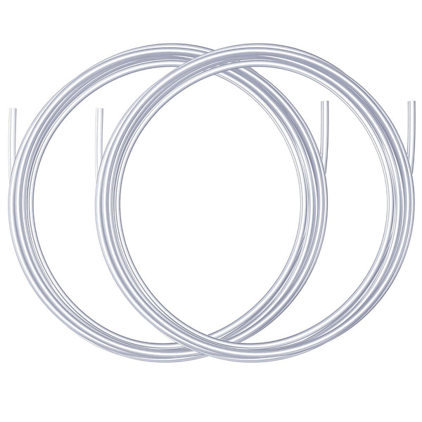 Ultra-Smooth PTFE Teflon Tubing 1.2M 2PCS, 2.5mm ID×4mm OD PTFE Teflon Tube Fits Direct Drive Extruder 3D Printer, for Bambu Lab A1/A1 mini/P1P/P1S/X1C, for Creality K1/K1 Max/Ender 3 V3, Translucent