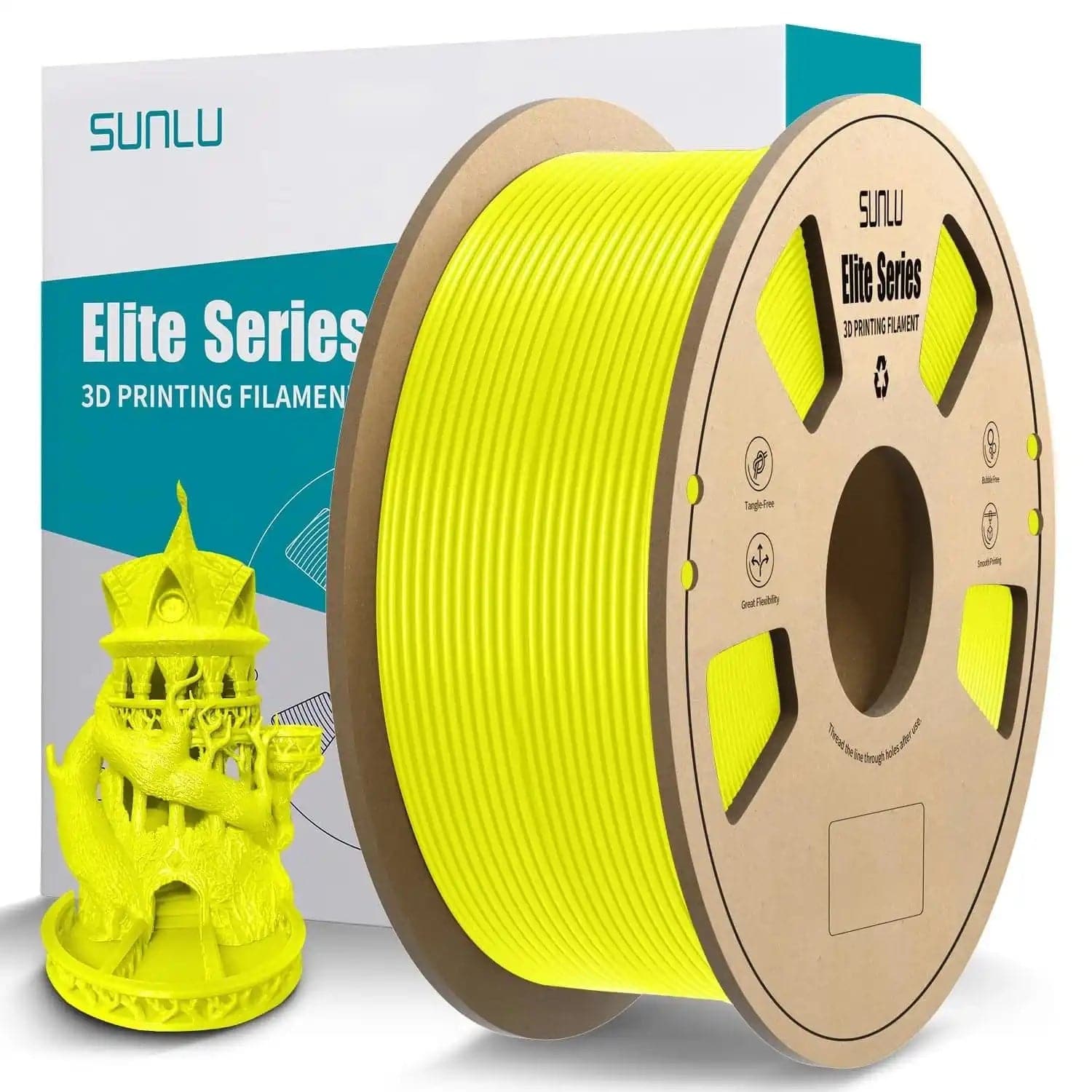 SUNLU Elite PLA 3D Printer Filament 1.75mm 1KG Spool (2.2lbs)
✅【Ship From Amazon】Same shipping service with Amazon. Enjoy reliable performance and fast shipping with the Amazon FBA Warehouse.
✅【SUNLU PLA Filament 1.75mm】DimensSUNLU Elite PLA 3D Printer Filament 13D Printing Materials