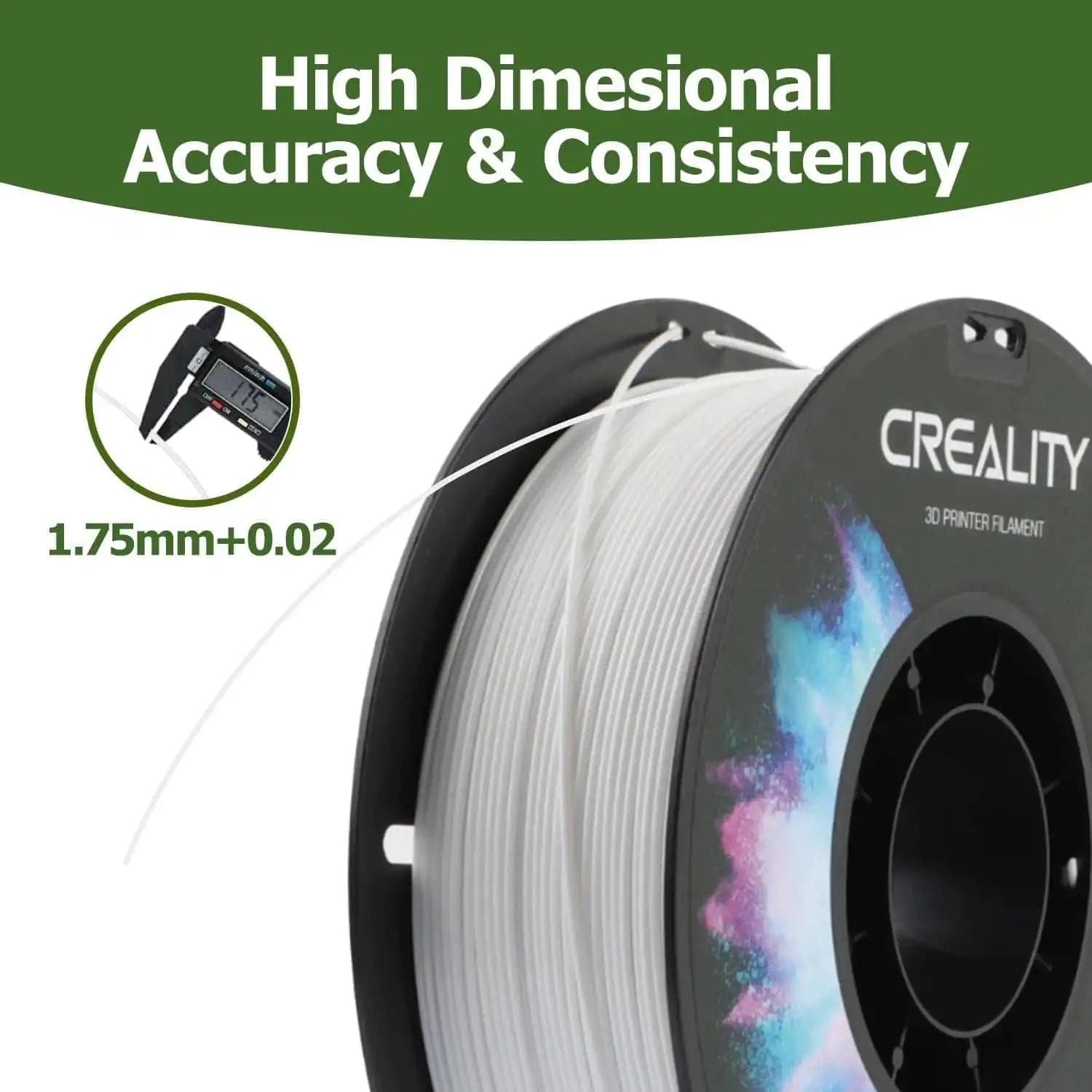 Official Creality PETG 3D Printer Filament 1.75mm 1KG (2.2lbs)Features:

【Ship From Amazon FBA Warehouse】Same shipping service with Amazon. Enjoy reliable performance and fast shipping with the Amazon FBA Warehouse.
【Creality QOfficial Creality PETG 3D Printer Filament 13D Printing Materials