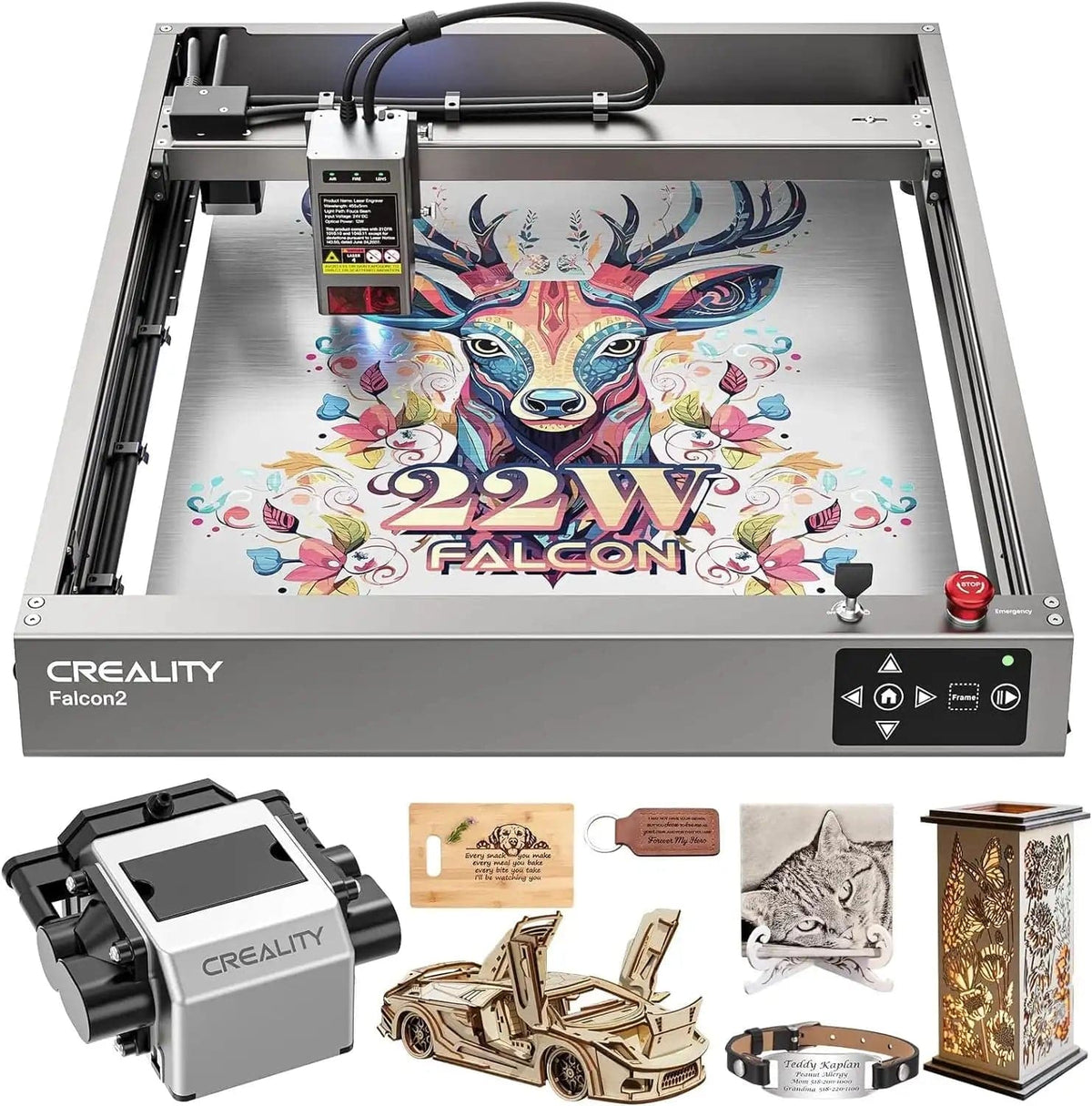 Refurbished Creality Falcon 2 Laser Engraver/Cutter - 'Like New' Condition, 12W/22W Output with Air Assist