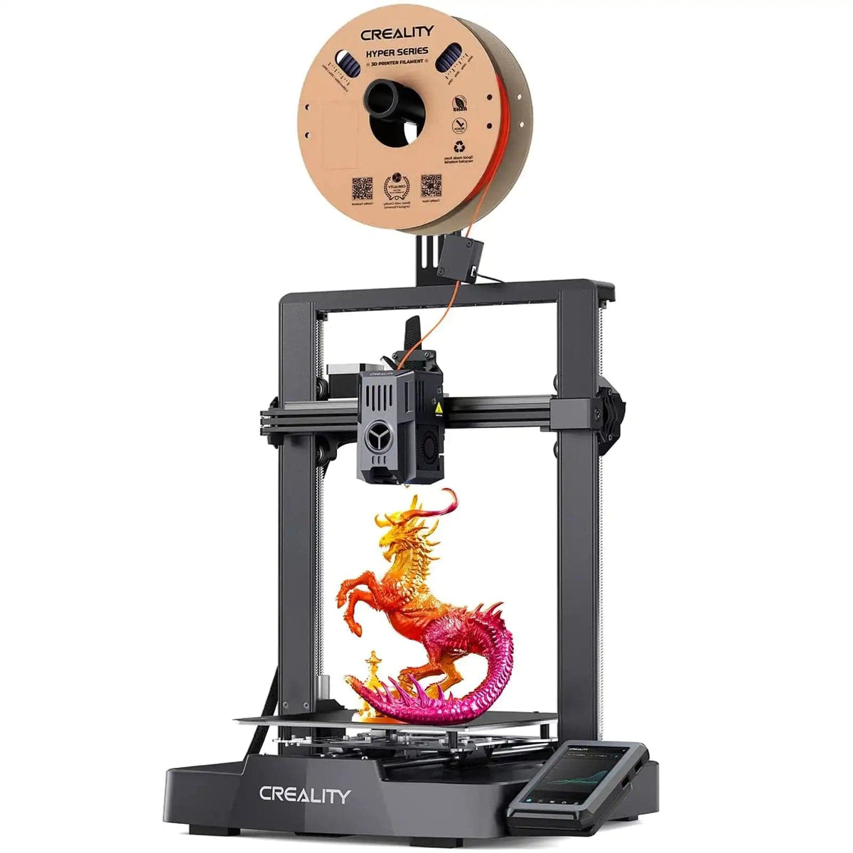 Creality Ender 3 V3 KE 3D Printer, 500mm/s High-Speed Printing, Print  Features:

【Ship From Amazon FBA Warehouse】Same shipping service with Amazon. Enjoy reliable performance and fast shipping with the Amazon FBA Warehouse.
【Smarter aCreality Ender 3 V3 KE 3D Printer, 500mm/3D Printer