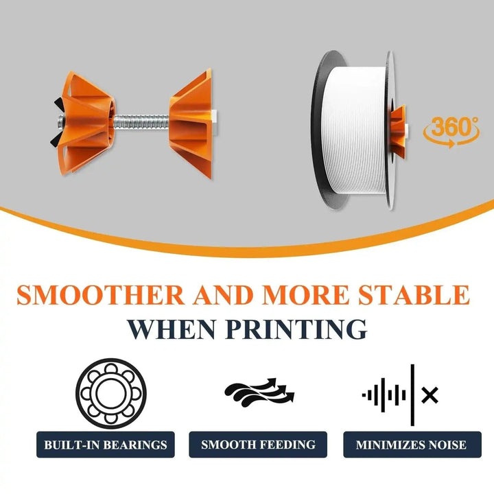YOOPAI Filament Spool Holder for 4 Spools FilamentFeatures:

【Ship From Amazon FBA Warehouse】Same shipping service with Amazon. Enjoy reliable performance and fast shipping with Amazon.
【Innovative Design】The spool YOOPAI Filament Spool Holder3D Printer Accessories