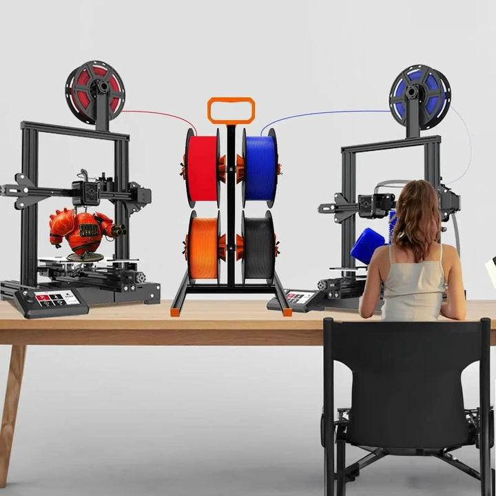 YOOPAI Filament Spool Holder for 4 Spools FilamentFeatures:

【Ship From Amazon FBA Warehouse】Same shipping service with Amazon. Enjoy reliable performance and fast shipping with Amazon.
【Innovative Design】The spool YOOPAI Filament Spool Holder3D Printer Accessories