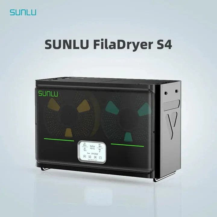 [In stock] SUNLU FilaDryer S4, Fit 4 Spools at a Time
【Ship From Amazon FBA Warehouse】Same shipping service with Amazon. Enjoy reliable performance and fast shipping with the Amazon FBA Warehouse.

【Large Capacity】Intestock] SUNLU FilaDryer S4, Fit 4 SpoolsFilament Dryer