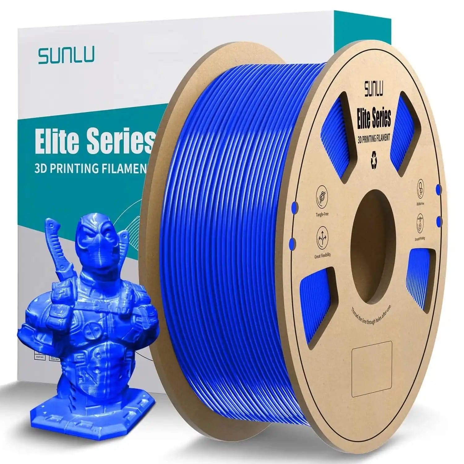 SUNLU Elite PETG Filament 1.75mm 1KG - Blue